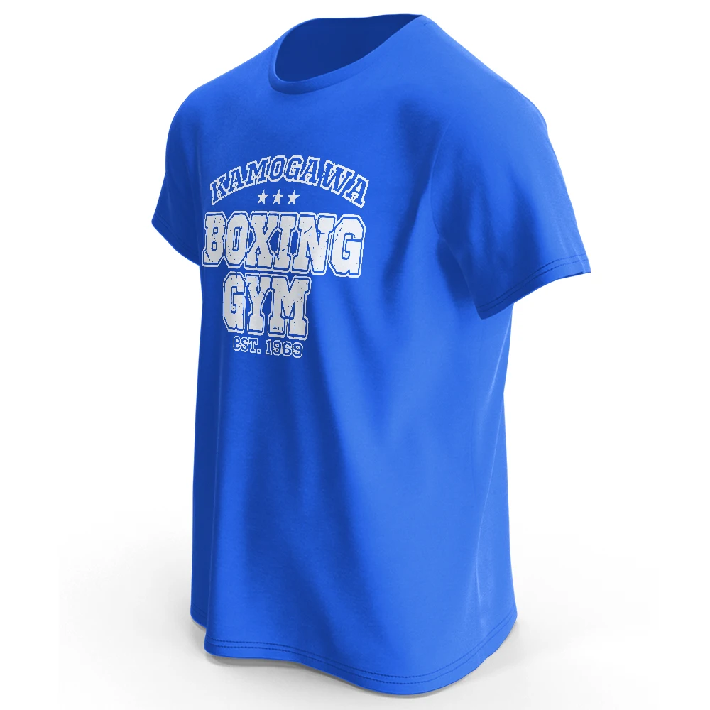 Men's Boxing Gym T-shirt Sport 100% Cotton Print Vintage Classic Tees for Men Women Sportswear Tops