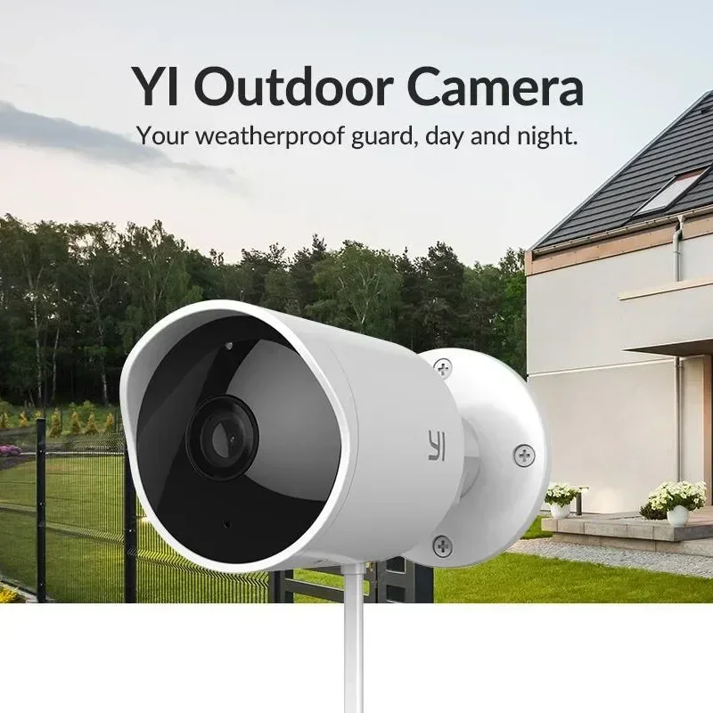 

1080P Camera IP65 Waterproof Night Vision CCTV Video Record AI Human Detection Surveillance System Global version Outdoor