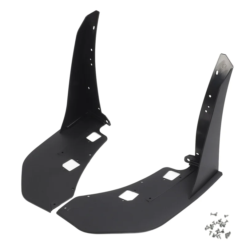 

1Pair Of Front Bumper Corner Spoiler Black Prevent Collision Front Side Corner Winglet For Mustang GT500 2014 To 2021-Boom