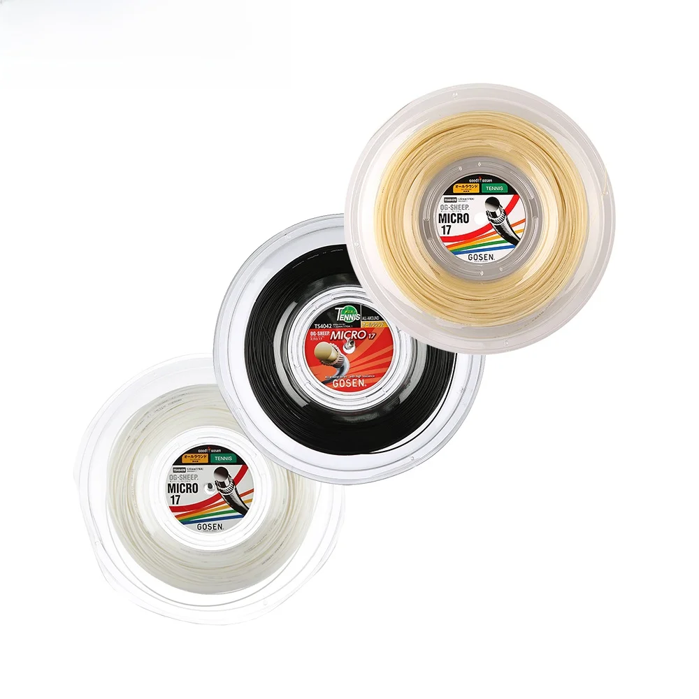 

Gosen OGeep Micro .22 однорядная синтетическая катушка для теннисной струны с большой катушкой, ножницы в комплекте, спортивные фанаты для фитнеса