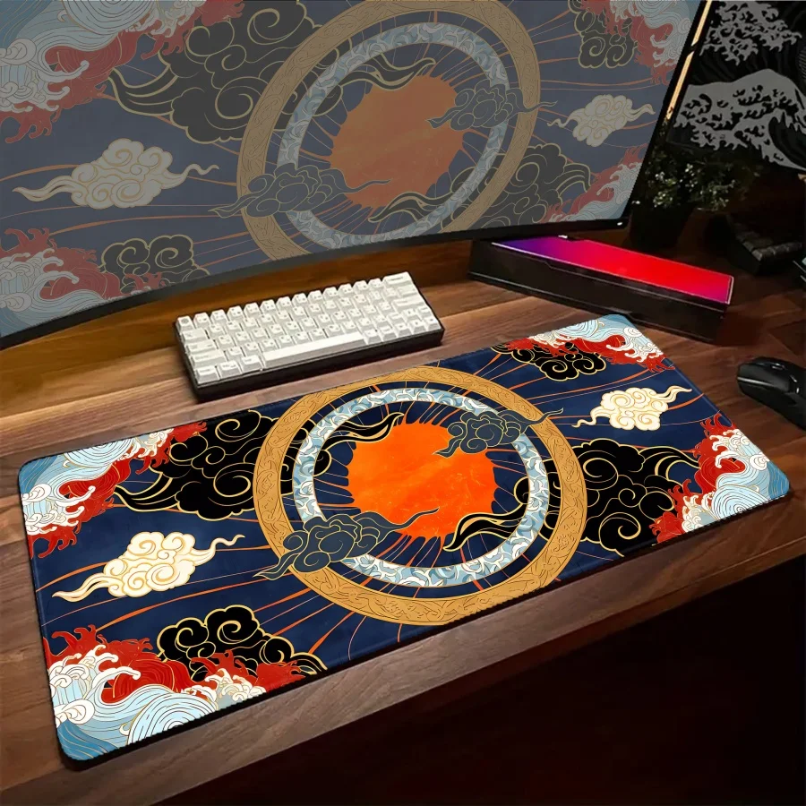 Large Chinese Art Mouse Pads Art fed gaming Mousepad Desk Mat Surface Gaming XXL Mousepads Keyboard Desktop Mat