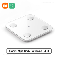 Xiaomi Body Fat Scale S400 Bluetooth 5.0 Weight Scale Smart Home Body Composition 150KG BMR Test Heart Rate Hidden LED Display