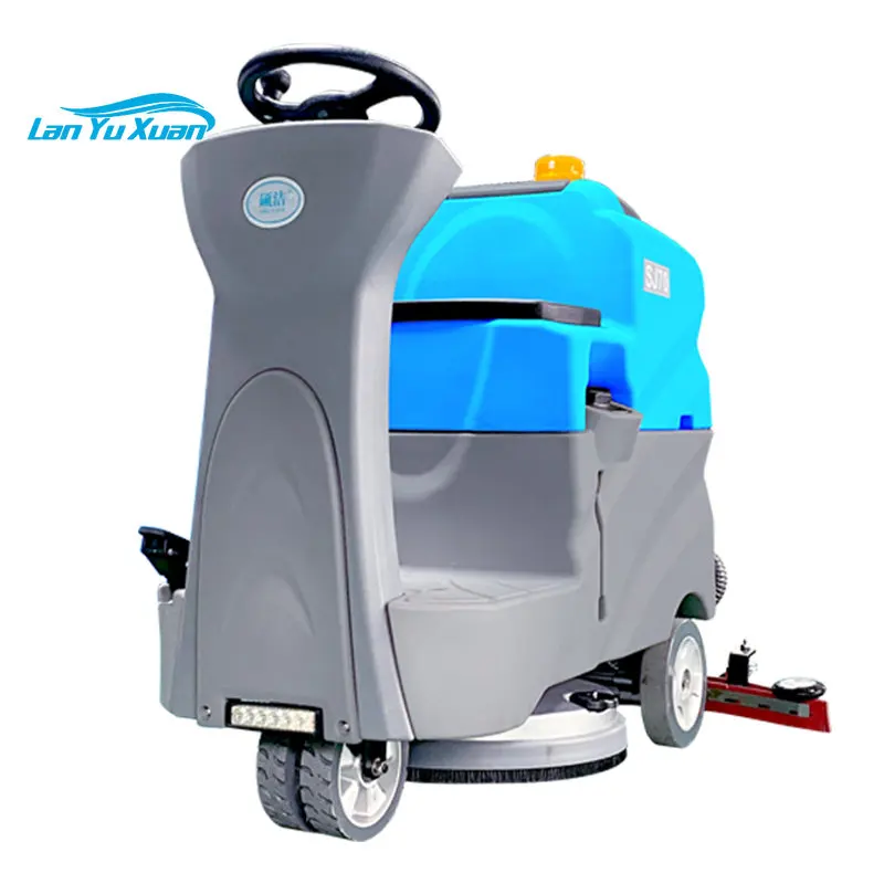 Commercial Hard Floor Cleaner Washer Ride on Floor Scrubber Machine Driving Type Automatic Electric Floor Scrubber