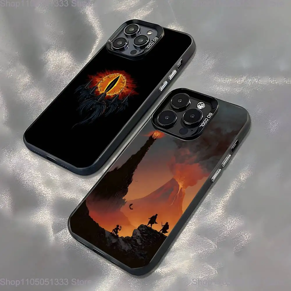 

Movie The L-Lord R-Rings Phone Case For iPhone 16,15,14,13,12,11,Pro,XS,Max,Plus,Mini,SE Black Candy Matte Shockproof Cover