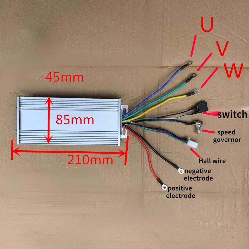 DC12V-24V 800W 40A Brushless motor controller DC regulator speed three-phase for high power brushless motor driver 210*85*45mm