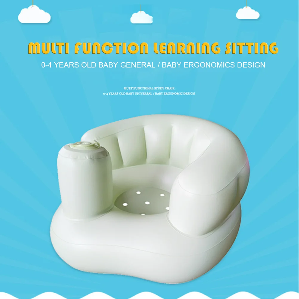 Novelty Thickened Baby Inflatable Toy PVC Sitting Chair Early Education Toys