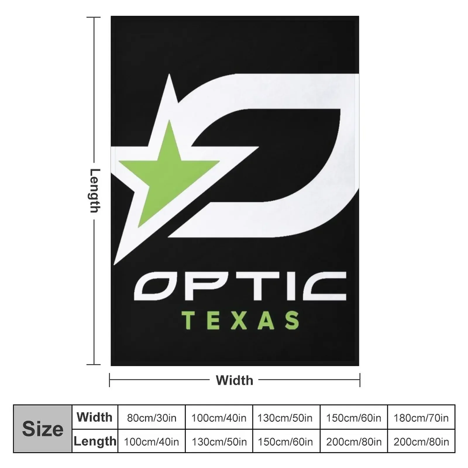 OpTic Texas Logo Throw Blanket Sofa Throw Fashion Sofas Blankets