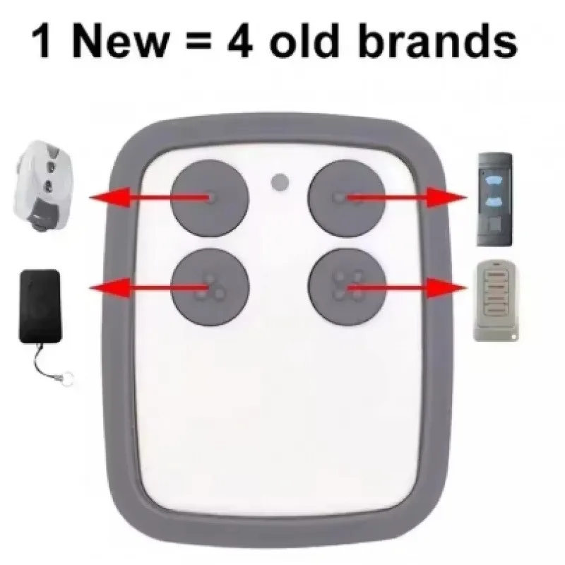 

Multi-Frequency 280-868Mhz Universal Garage Door Opener 433Mhz 315 390 Copy Remote Control Universal Parking Gate Remote Activator Electric Curtain Car Key Duplicator