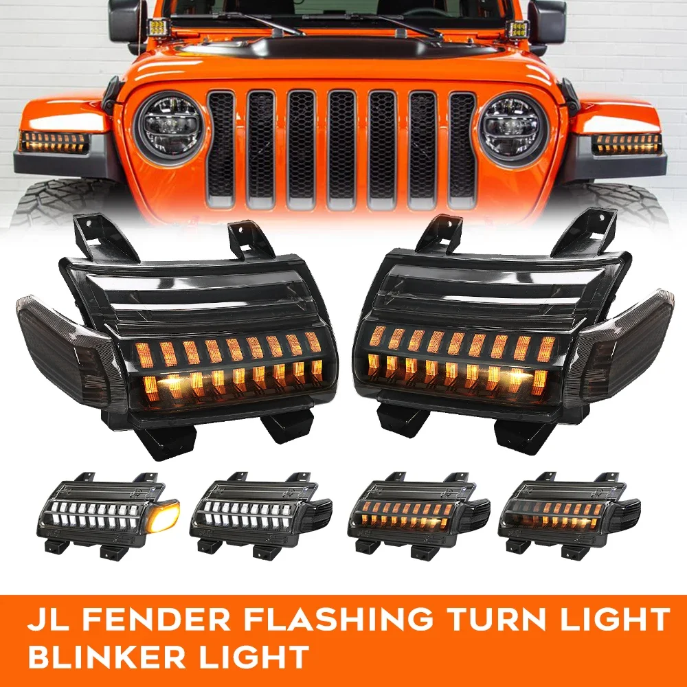 Wholesale Price 4X4 Light Signal Daytime Running With Tail Light Turn Signal IP67 For Jeep Light Signal Front