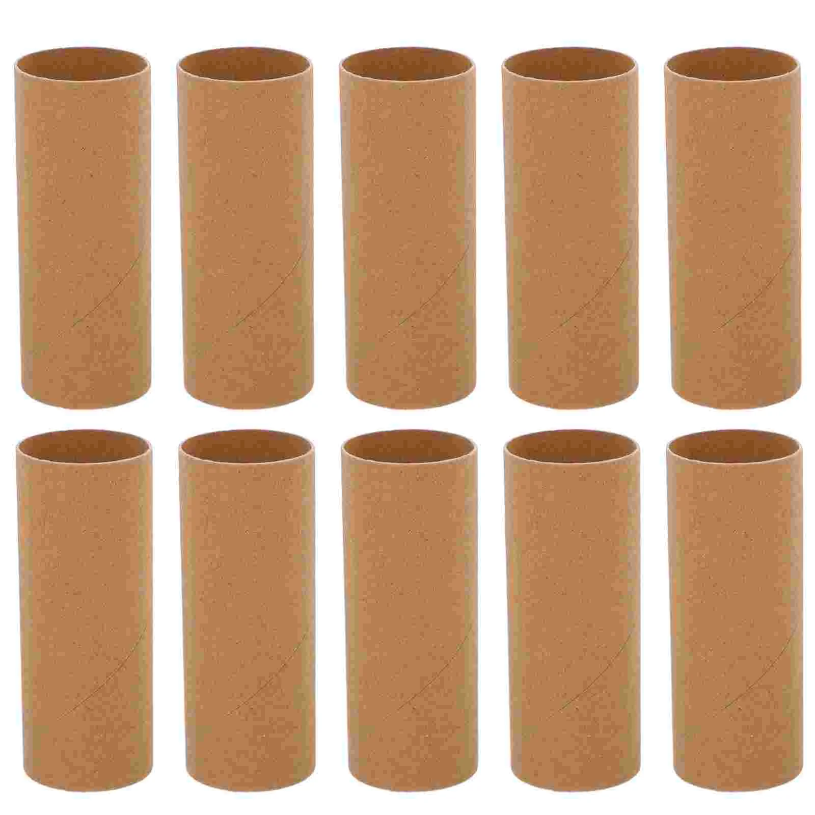 20 Pcs Craft Cardboard Tube DIY Crafts Making Tool Kids Paper Tubes Thick 1000X400X400CM Chocolate Child