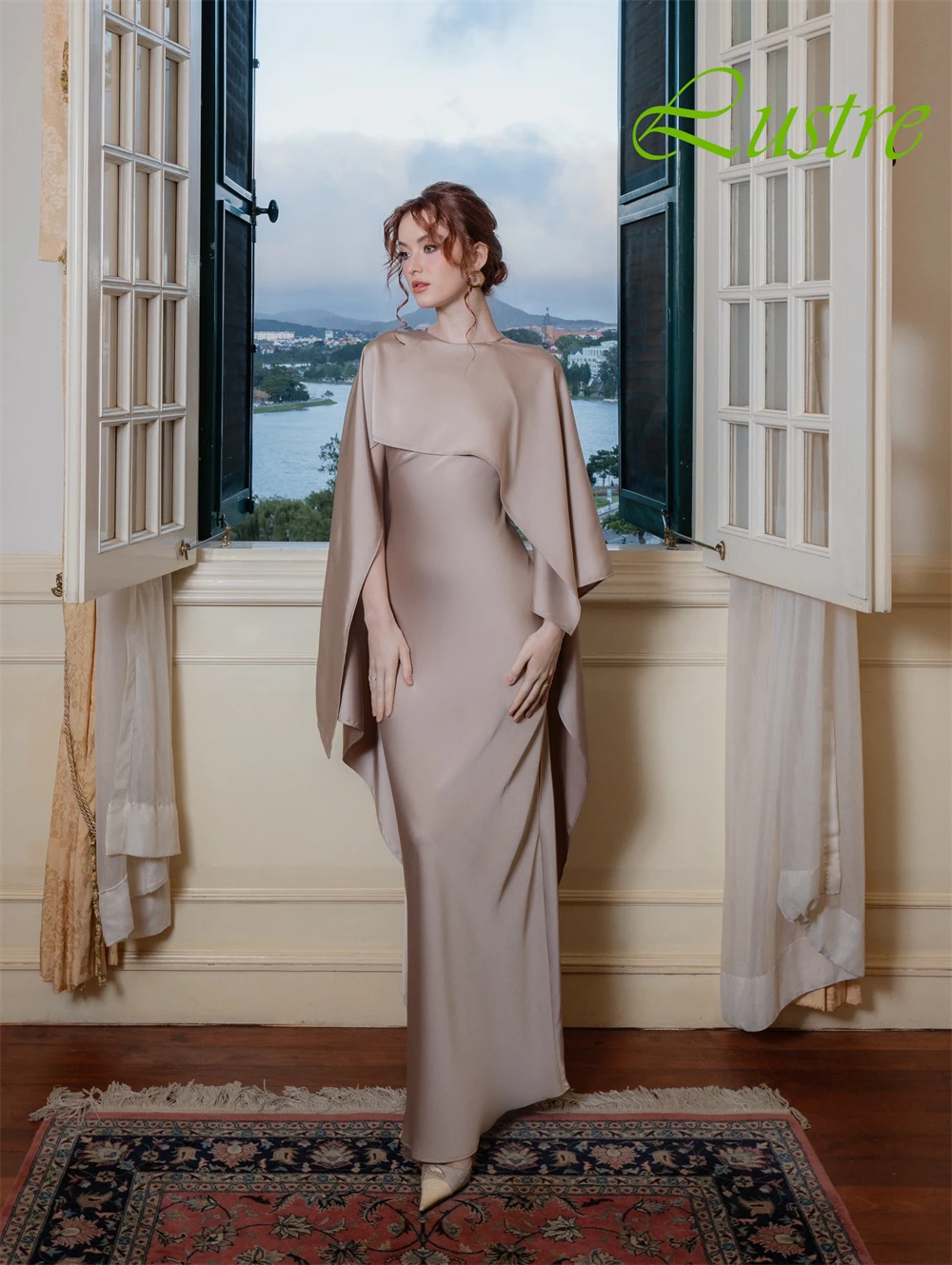 Customized Classic Halter Sleeveless Evening Dress High Quality Satin Prom Dresses Temperament Ruched Bridal Party Gowns