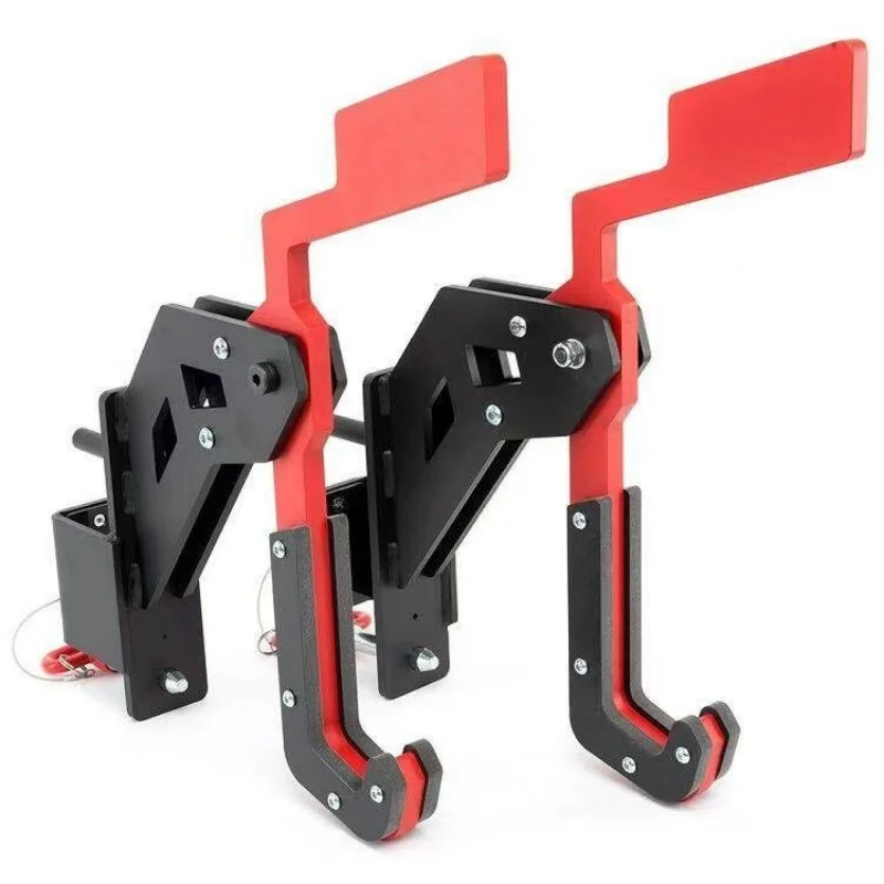 Squat Rack Barbell Hook Self Return Design Auxiliary Device Bodybuilding Hook for Bodybuilding Comprehensive Fitness Gear