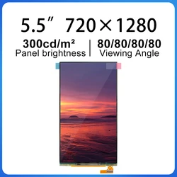 5.5 Inch E555HBM2 30 Pins MIPI TTL OLED Display Screen 720*1280 Brightness 300 For Mobile Phone