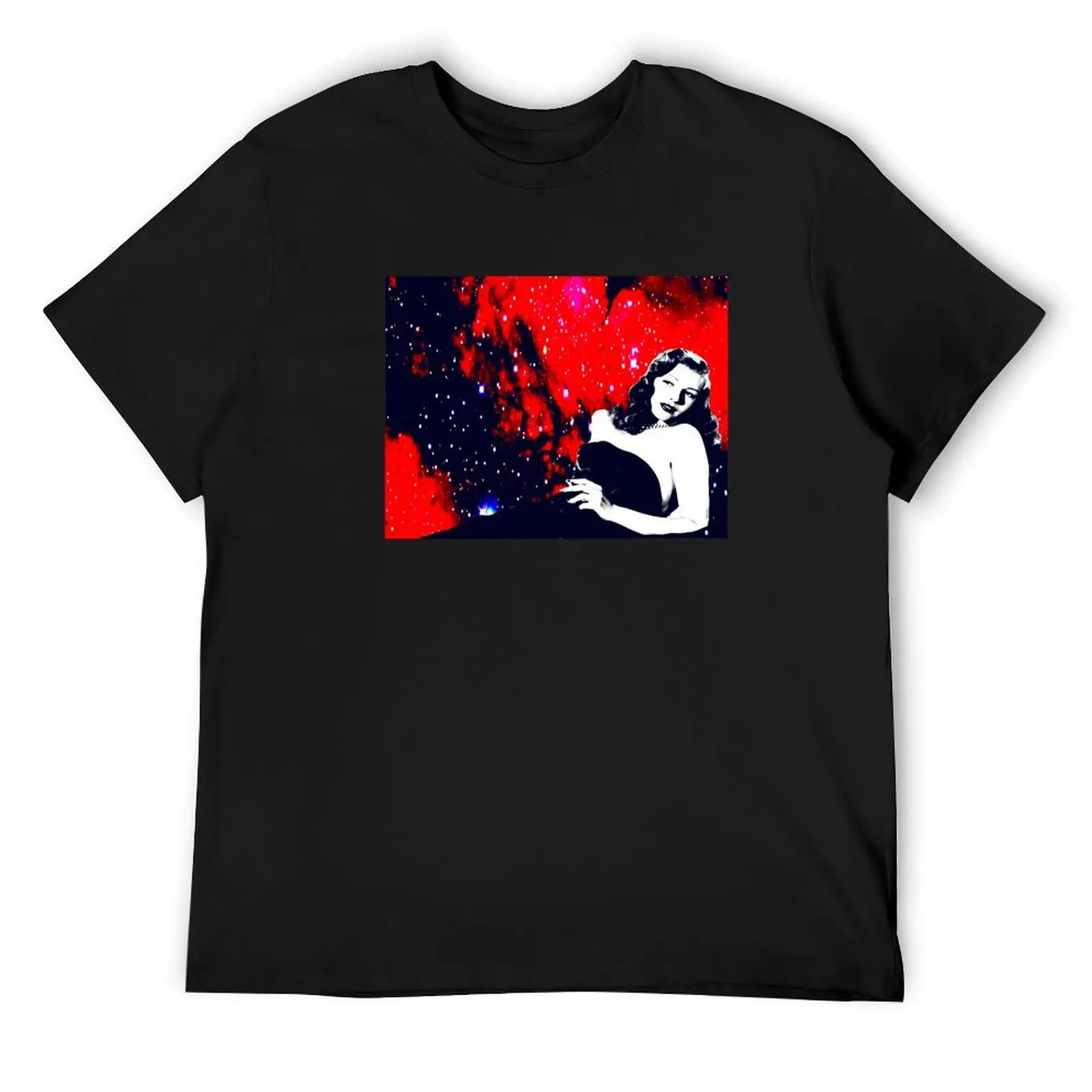 

Rita Hayworth Red T-Shirt summer clothes tops custom shirt cotton graphic tees Short sleeve tee men