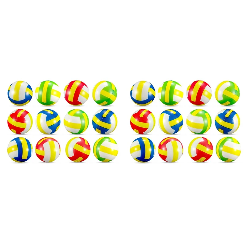 

24 Pcs Mini Volleyball Stress Balls Foam Sports Relief Stress Ball Soft Small Volleyball Toys Ball Gift Filler