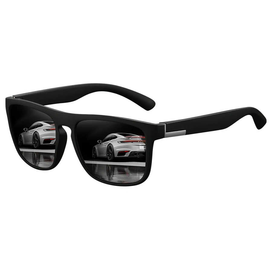 Fashion Vintage Men Women Sunglasses Luxury Brand Designer  Square Sport Fashionable Driving Fishing Eyewear