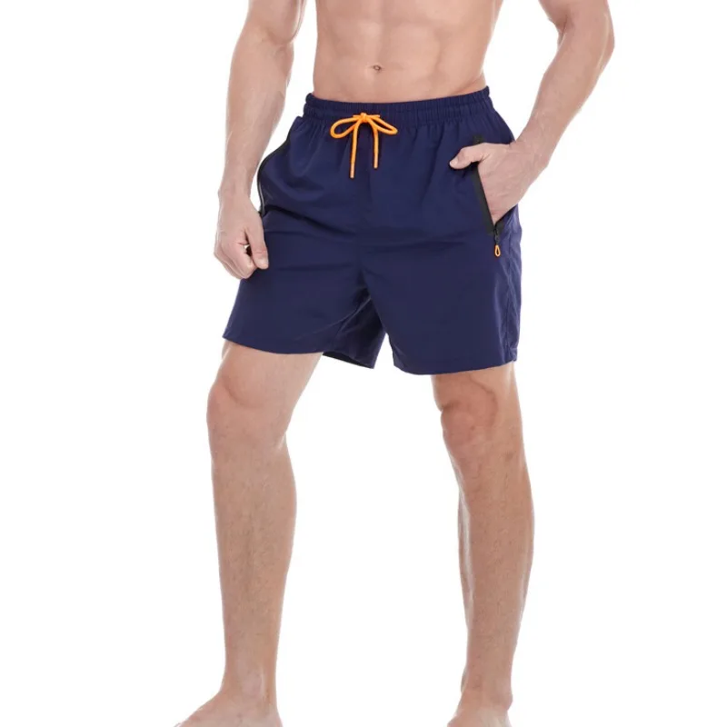 Pantalones cortos deportivos para correr para hombre, pantalón corto transpirable de secado rápido para playa, Fitness, trotar, ropa deportiva informal, pantalones Cargo, verano