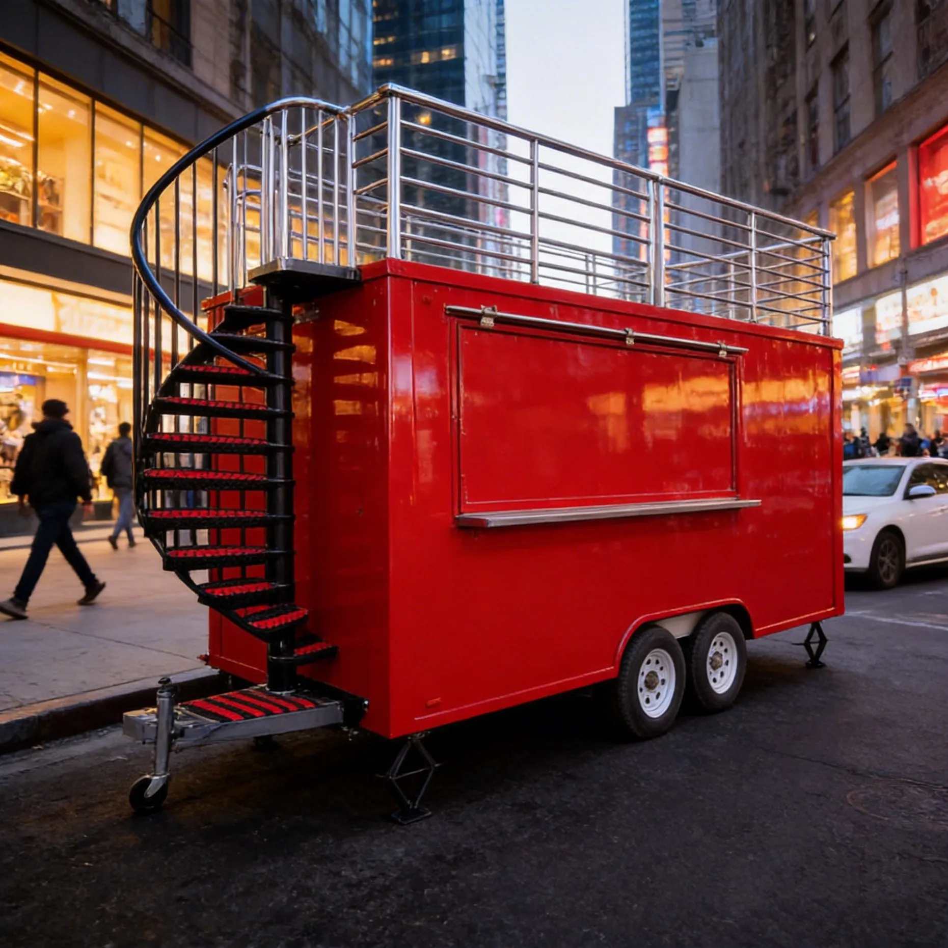 

20ft Customized Container Restaurant Tables and Chairs Container Kitchen with Full Equipment