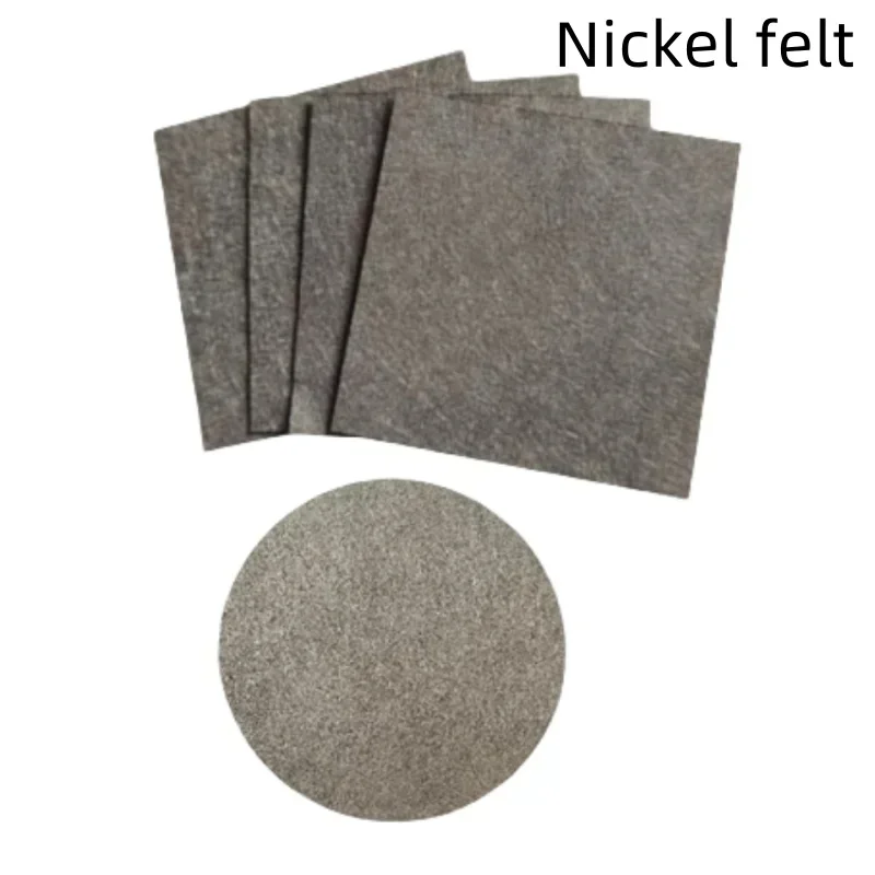 10x10cm High-temperature Resistant Metal Nickle Felt For Pem Water Electrolysis Pool