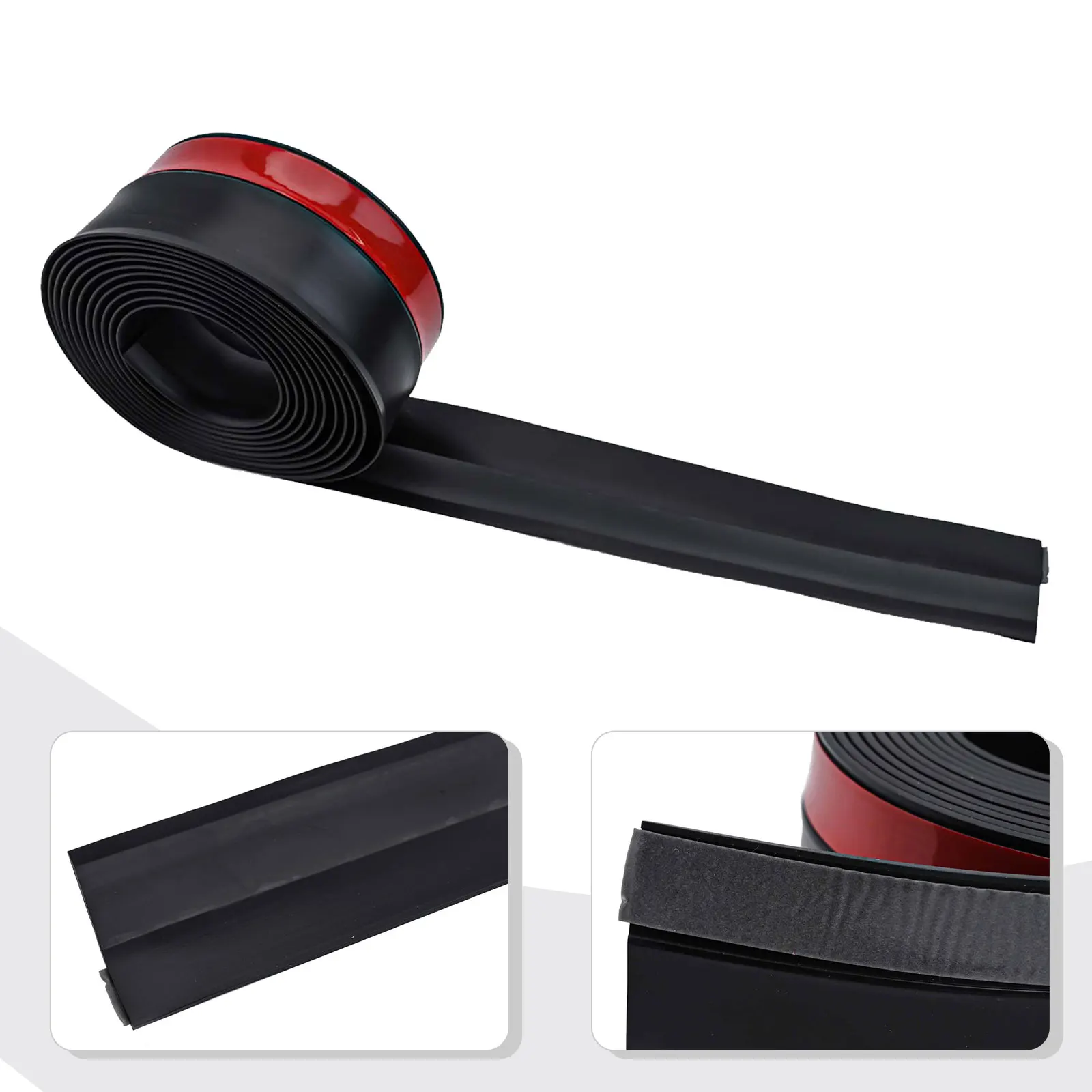 Door Frame Seal Garage Door Rubber Strip For Garage Easy Installation Effective Weatherproofing Noise Reduction