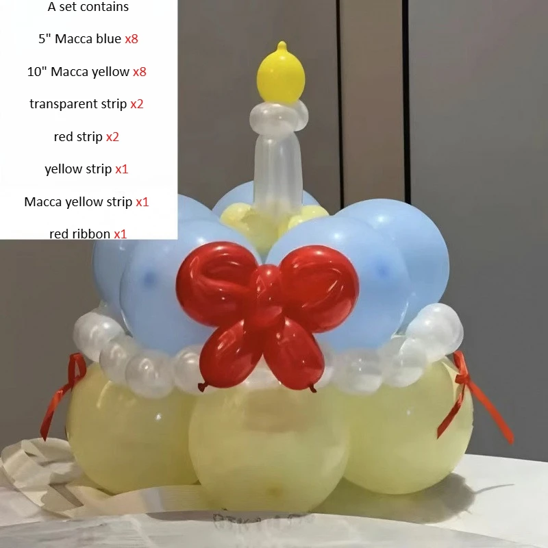 Kuchenballon, DIY, handgefertigtes Material, Kindergeburtstag, Abschlussfeier, Hochzeit, romantische Zeremonie, Foto-Requisiten – Detail 1