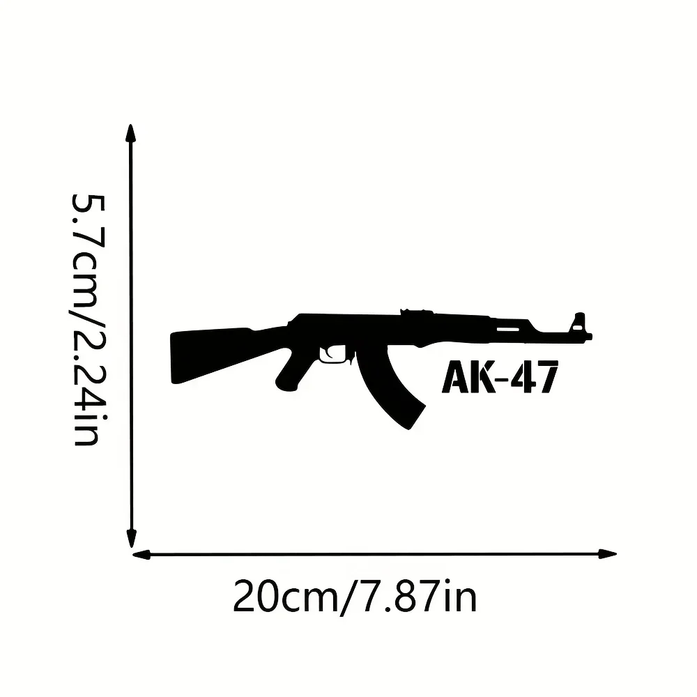 독특한 AK-47 전술 데칼 - 높은 인식도를 가진 독특한 디자인, 전술 배낭, 장비 케이스 및 장비에 이상적
