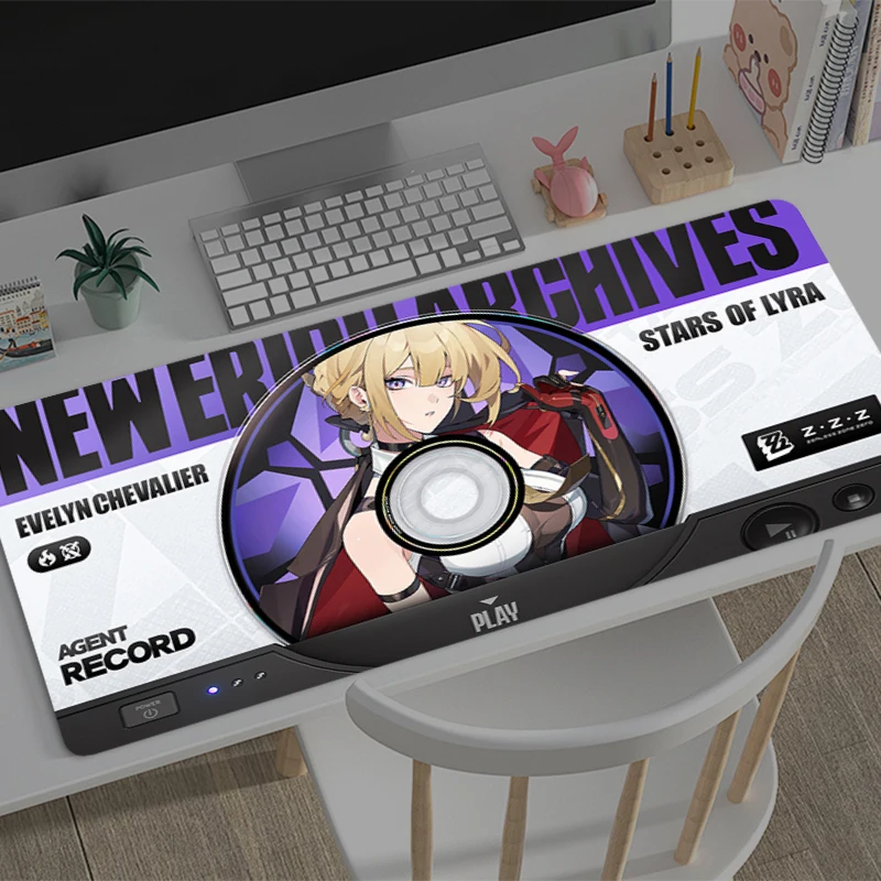لوحة ماوس الألعاب Zenless Zone Zero Evelyn Gamer ملحقات الكمبيوتر لوحة المفاتيح Table Mat Mousepad Company Desk Mat PC Mousepad