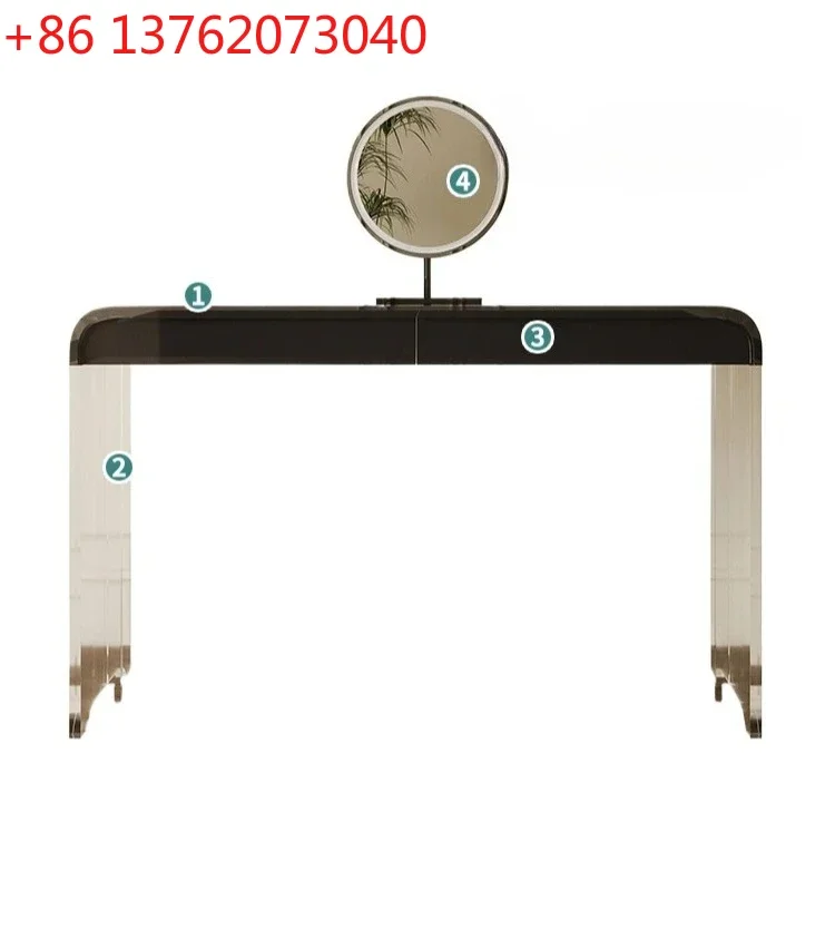 

Маленький акриловый комод для спальни, современный простой туалетный столик