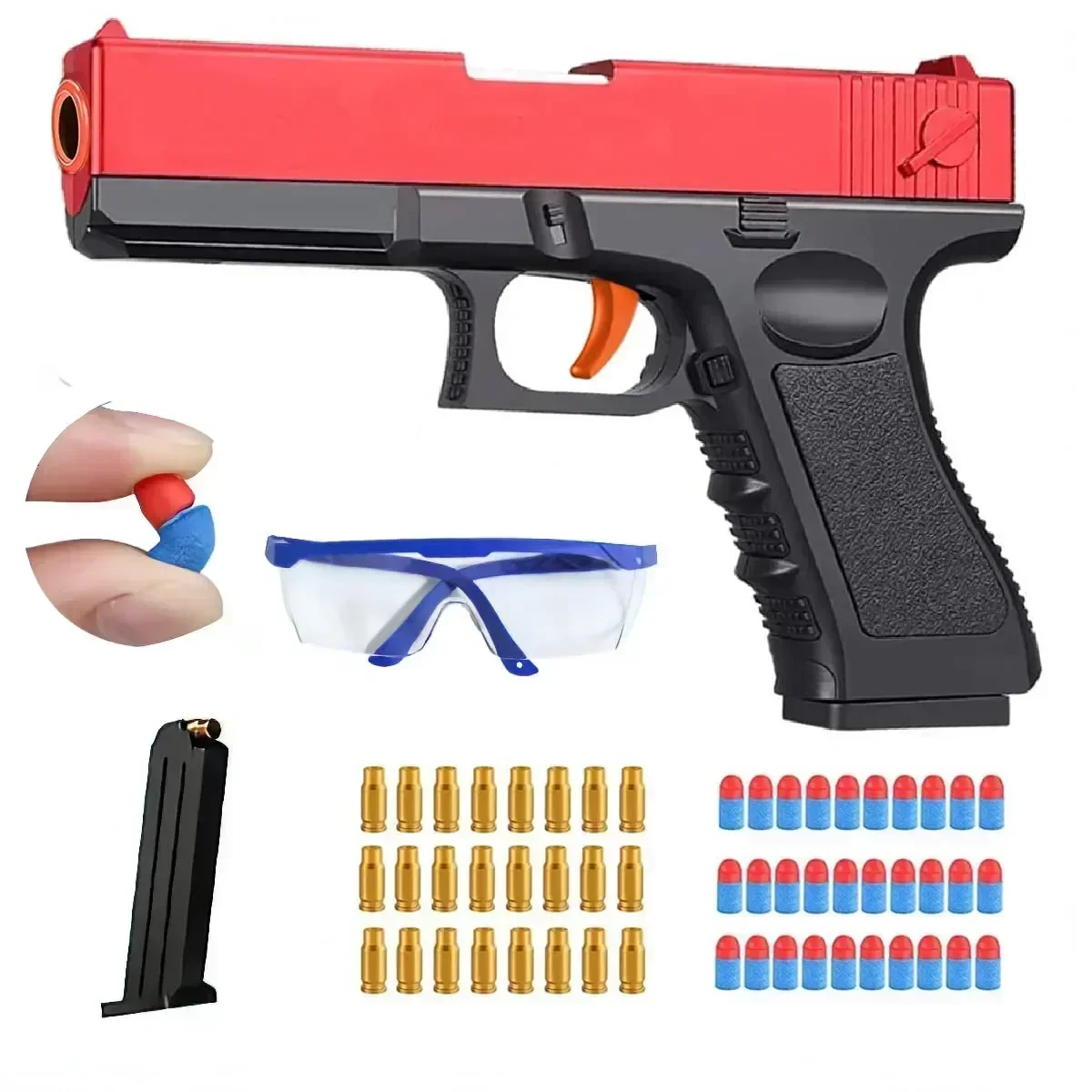 Pistol Toy Gun Blaster Launcher Soft Bullet Gun Pistola G17 USP Colt Handgun For Kids Adults Outdoor Game Boys Birthday Gifts