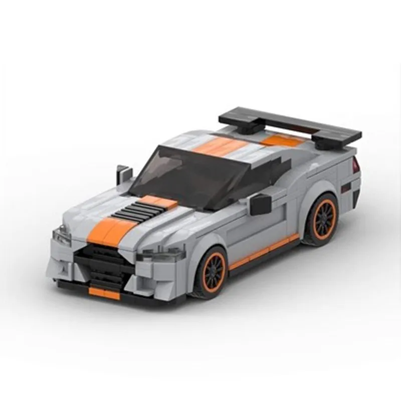 MOC 391pcs Ford Mustang Shelby GT500 model compatible with Lego small particle assembly building block puzzle toy holiday gift