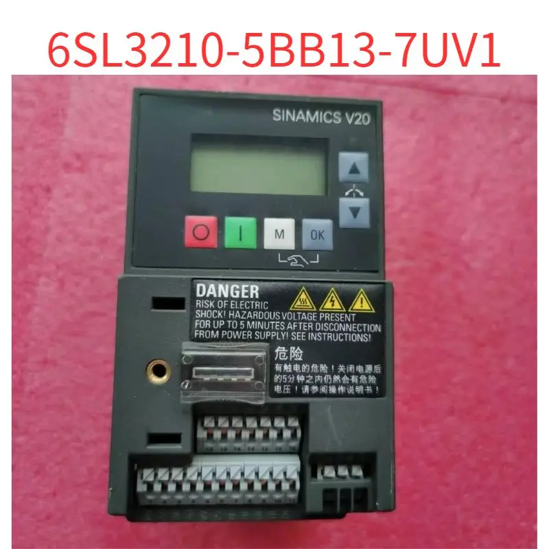 

6SL3210-5BB13-7UV1 V20 series inverter tested ok 0.37kw/220v