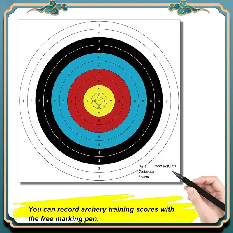 

Archery Targets Paper For Backyard, 30Pcs Bow Arrow Targets For Hunting & Archery Targets, Target Practice Replacement