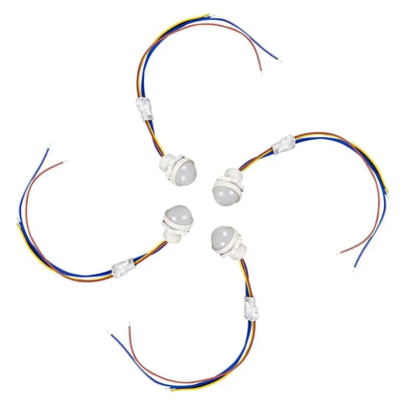 ALIM-12Pcs Motion Sensor Light Switch, PIR Sensor Smart Detection Switch, AC110-240V Ceiling Or Wall Mount Smart Light Switch