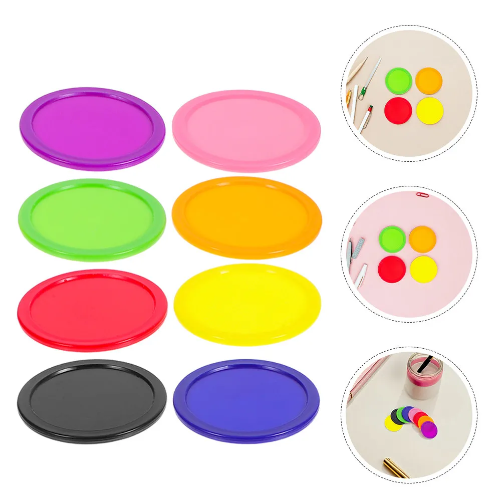 

8Pcs Air Hockey Table Pucks Heavy Duty Replacement Accessories 64Mm for Home Family Kids Tables Entertainment