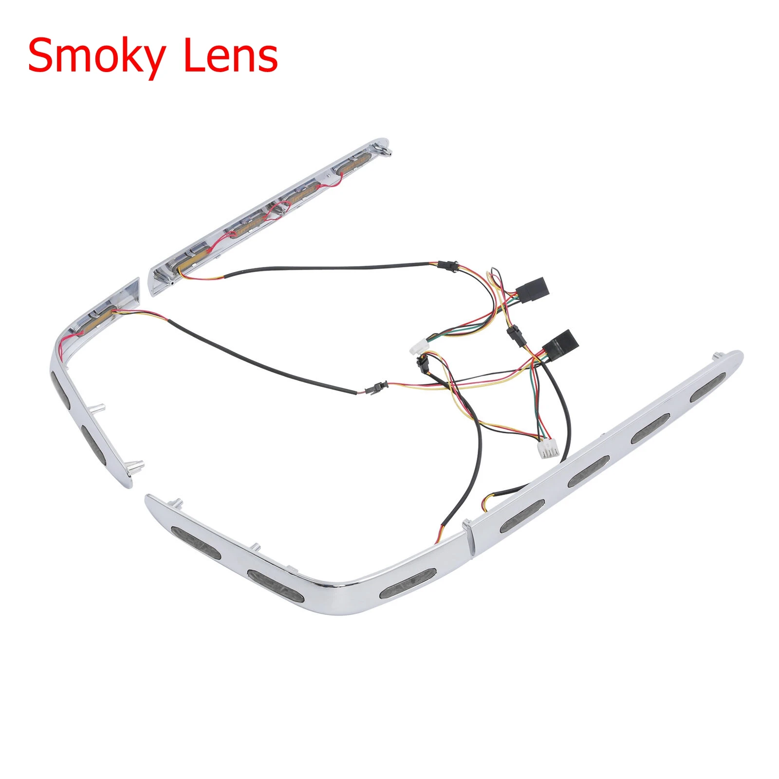 دراجة نارية السرج الخلفي الجذع الزخارف أضواء LED لهوندا Goldwing GL1800 2001-2011