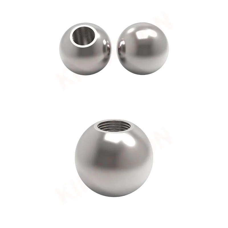 Drilling Steel Balls for K800 3D Printer Edge Cut Stainless Steel Beads Perforated Tapped Threaded Balls High Hardness Smooth