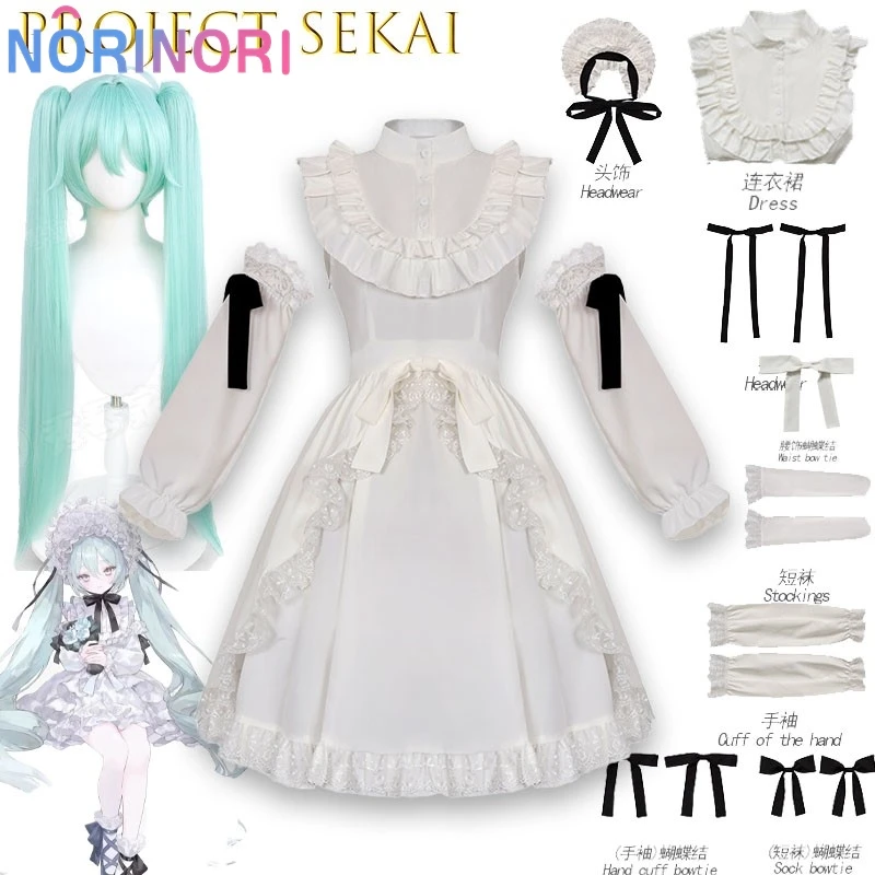 

Project Sekai Colorfulstage Y2k Aesthetic Lolita Style Bow Dress Shorts Set Japanese Women Gothic Lace Flare Sleeve Button Shirt