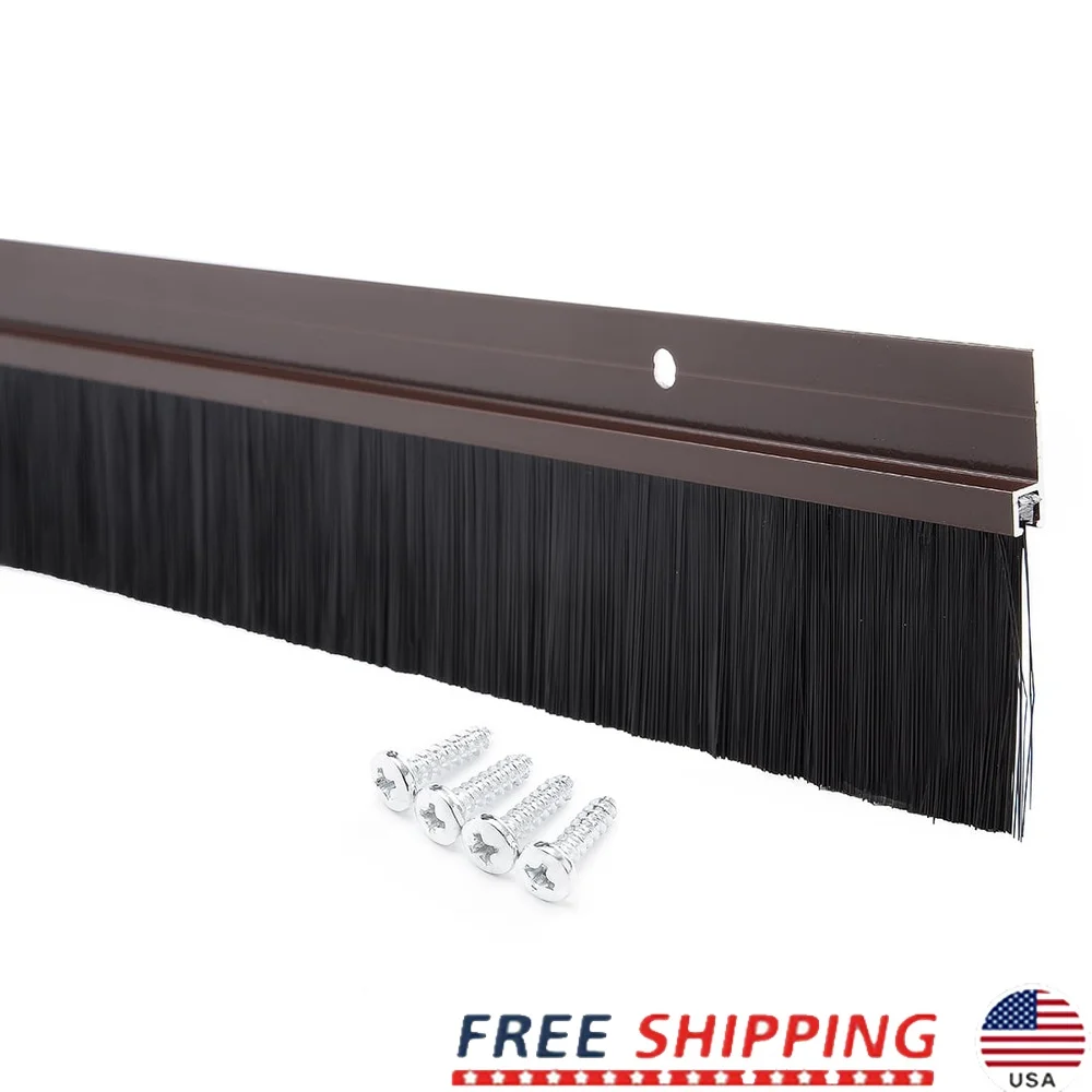 

Нижняя подметание двери из алюминиевого сплава с уплотнительными щеточками из полипропилена. Уменьшает легкую ветровую пыль. Легкая установка длиной 39 дюймов.