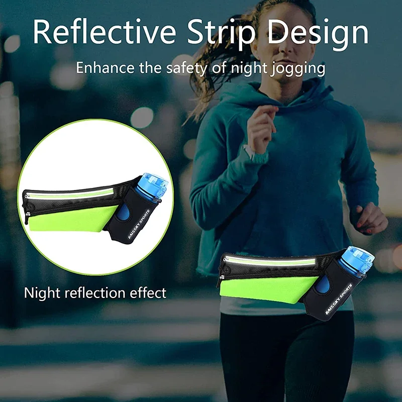 HAISSKY زجاجة ماء حامل الخصر تشغيل أكياس آيفون 17 16 15 13 برو ماكس 17AIr 16E14 زائد النساء الرجال الرياضة فاني الخصر حزمة #6