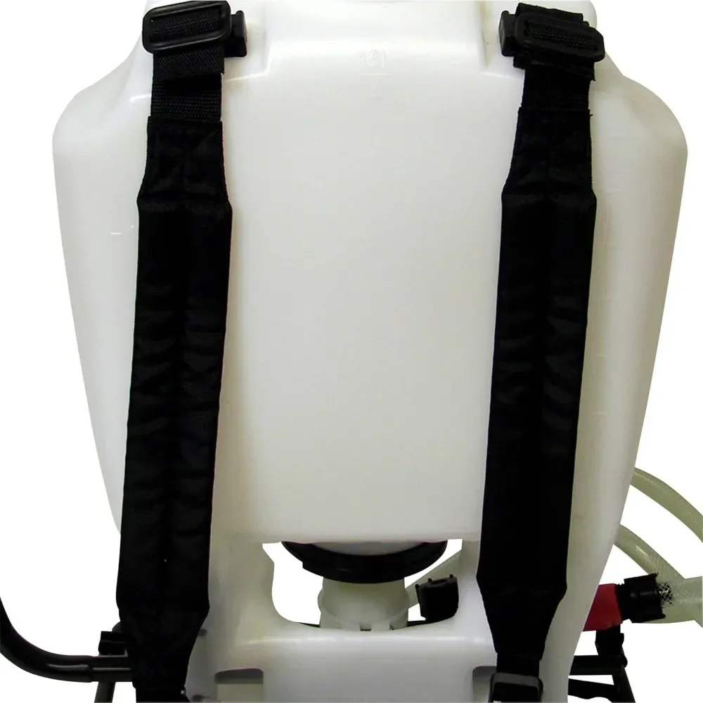 Electric Spray, 24V Battery Backpack Spray, Translucent White 4-Gallon Garden Backyard Garden Watering Weed Killer Spray