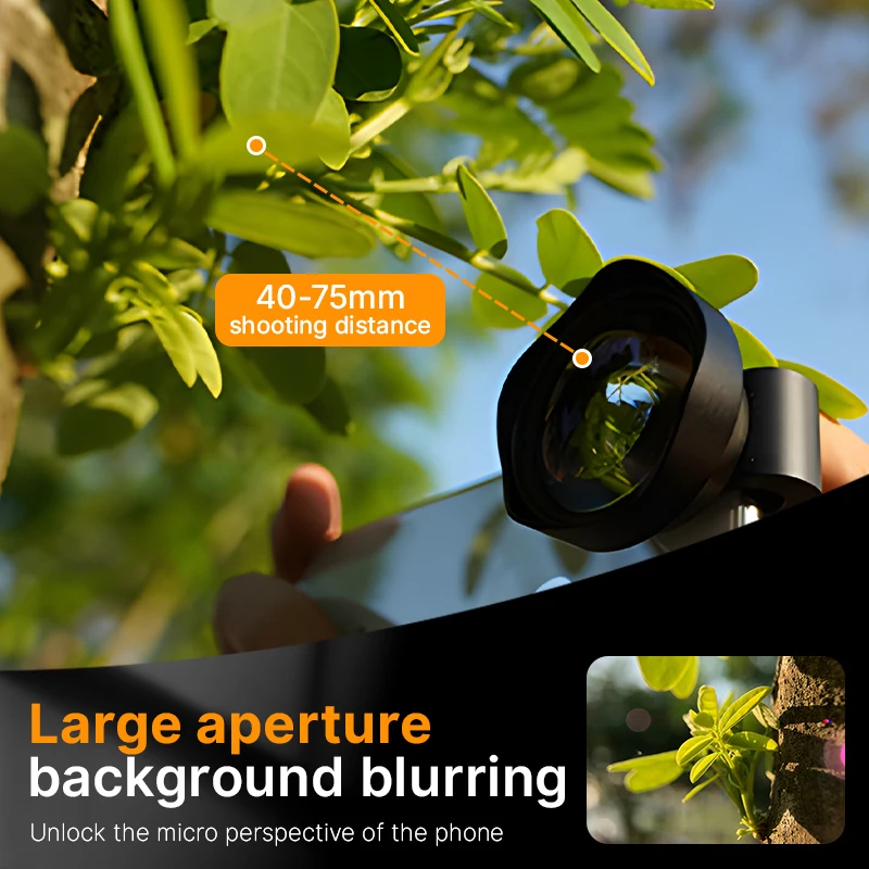 Ulanzi 17 mm 10X macrolens universeel voor iPhone 13 14 15 16 Mini Pro Max Samsung S20 S21 S22 S23 Ultra Huawei XiaoMi telefoonlens