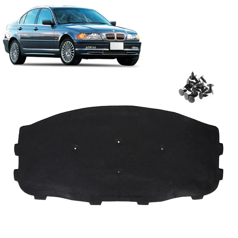 51488193941 Front Engine Hood Insulation Pad Cover Cotton for BMW 3 Series E46 M3 320i 325i 328i 330i Heat Soundproof Mat