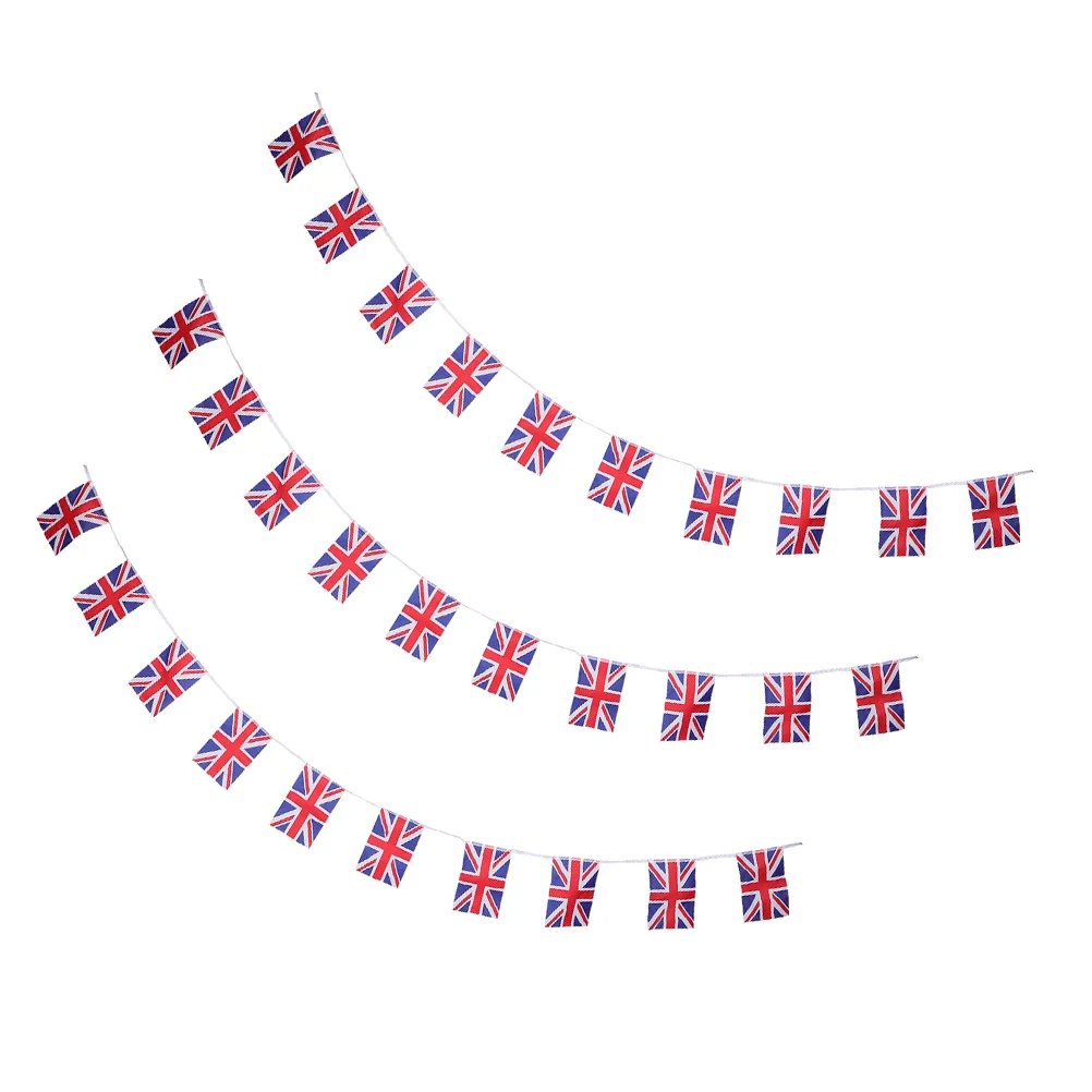 

Great Britain Flag Banner British Party Decorations Durable Polyester Double Stitched Easy Hanging Trees Porches Gardens Sports
