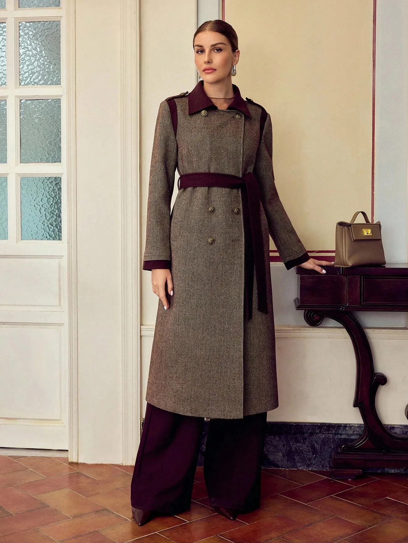 Elegant Women's Formal Dresses Suit Gowns Jacket and Pants Gown For Female Double-Breasted 2 Pieces Suit with Belt Customized