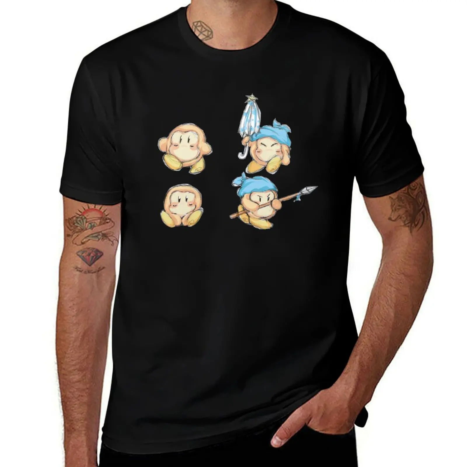 

t Waddle/Bandana man for anime graphic tshirt cotton shirts t 100% dees! oversize T-Shirt shirts