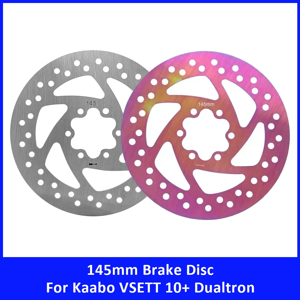 

Тормозные диски 145 мм для Kaabo VSETT 10 + Dualtron, аксессуары для электрических скутеров, 6 отверстий, тормозная система ротора, запасные части