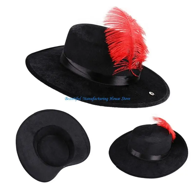 E56A Yellow Pirate Cap for Halloween Parties and Pretend Adventures Perfect for Halloween Dressing & Play