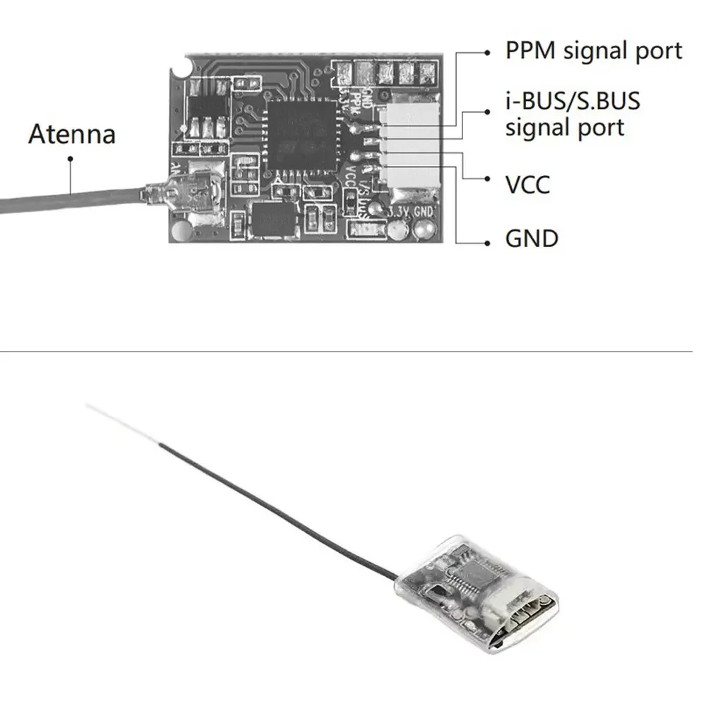 8A 8/18CH Mini Receiver With PPM iBus SBUS Output for Flysky AFHDS 2A Transmitter RX2A PRO FS-A8S FS i4 i6 i6S i6X TM10