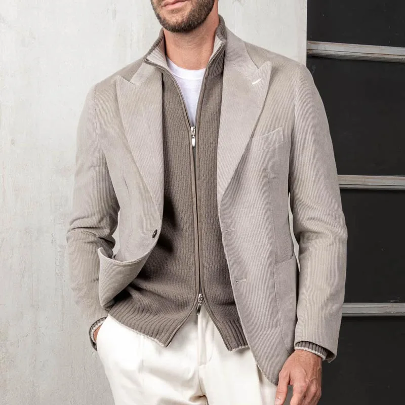 

Original men's wearOriginal Design High Quality Popular Blazer Slim-Fit Avant-Garde Men's Jacket