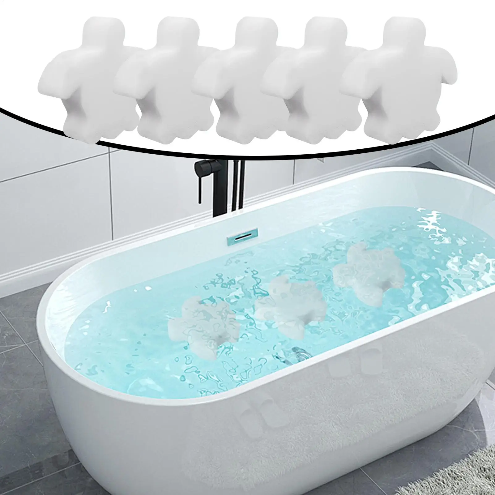 

10 Piece Pool Scum Absorber, Pool Scum Absorber, Hot Tub Scum Absorber Filter, Turtle Oil Scum Absorber for Pools and Spas